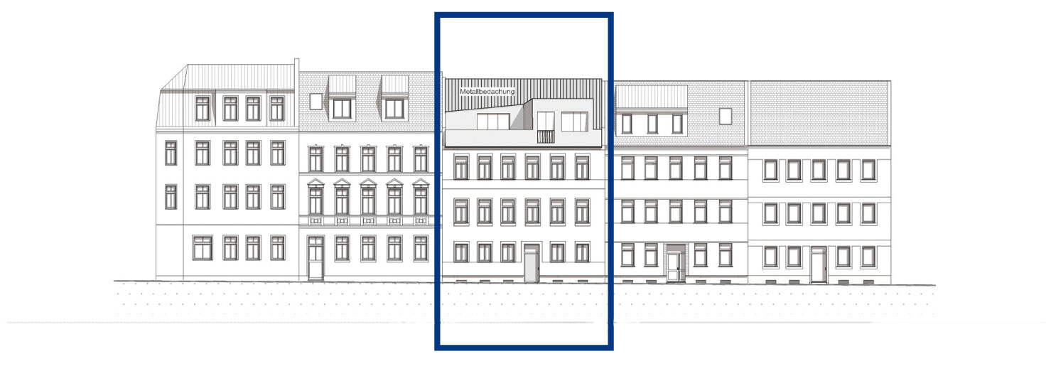 KERNSANIERUNG MEHRFAMILIENHAUS – HOSPITALPLATZ, ERFURT